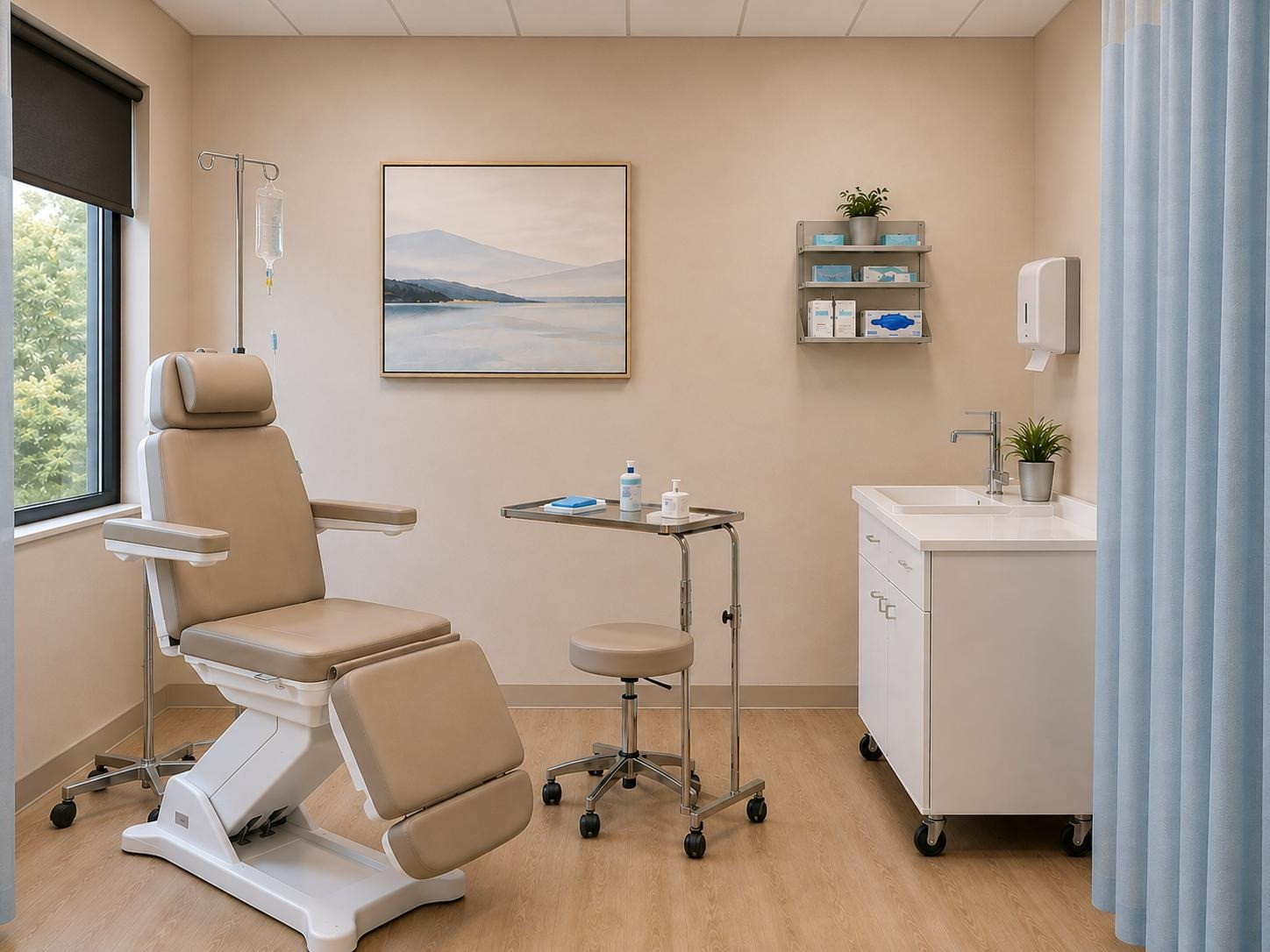 Design inspiration for the Procedure & Treatment Room at Housa Health