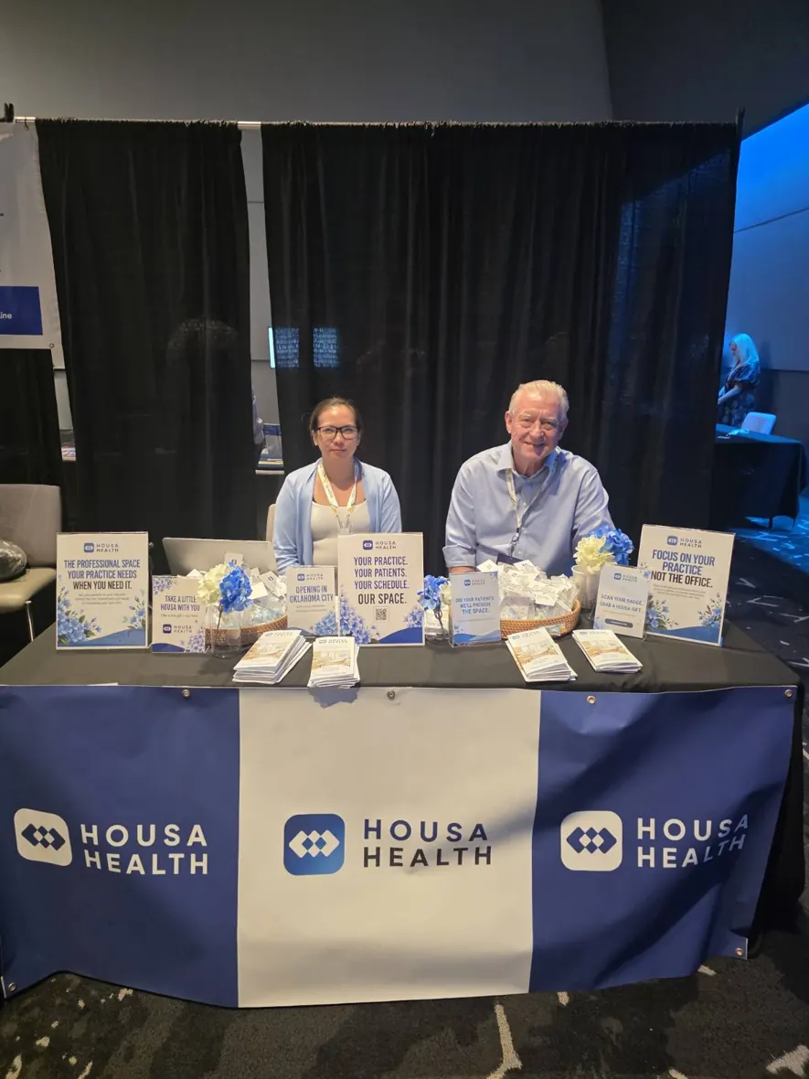 Housa Health exhibition booth at the nurse practitioner conference