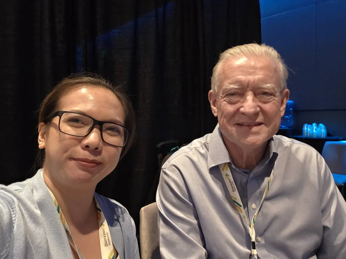 Two Housa Health representatives attending the AONP event